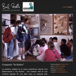 Biel Perelló. Fotobloc de natura (ara inactiu, som a Instagram)